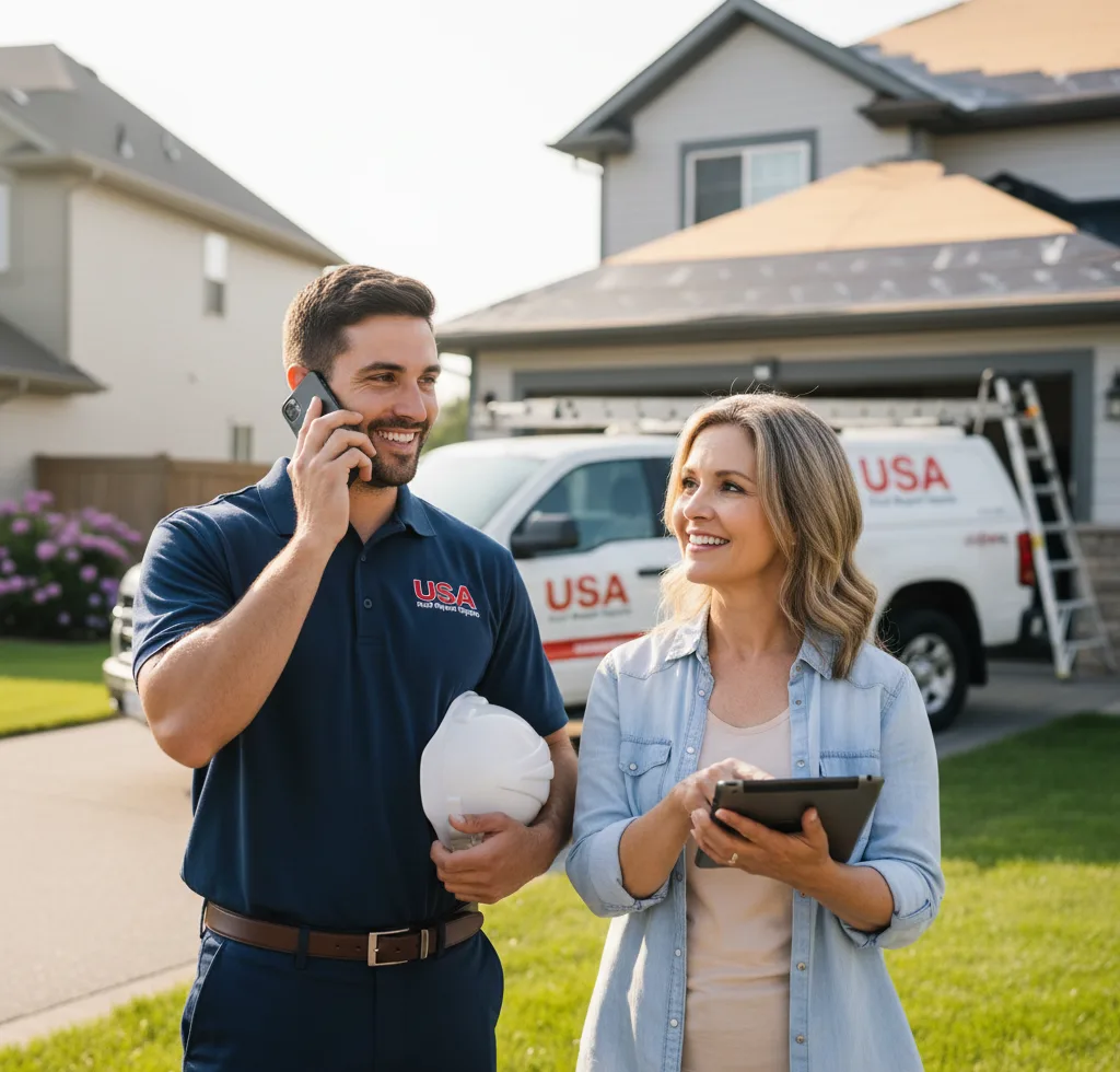 USA Roof Repair Experts customer support in Cottage Grove